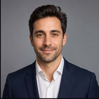 Professional headshot result after generation