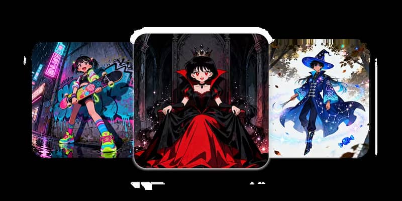 Anime art & illustrations