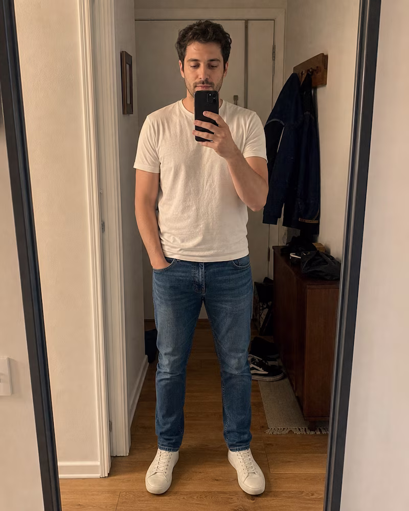 Casual photo to everyday layered outfit