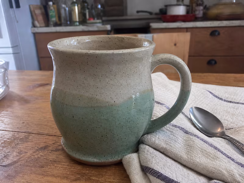 Product photo from a kitchen table