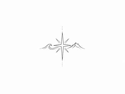 Minimalist symbol tattoo preset preview